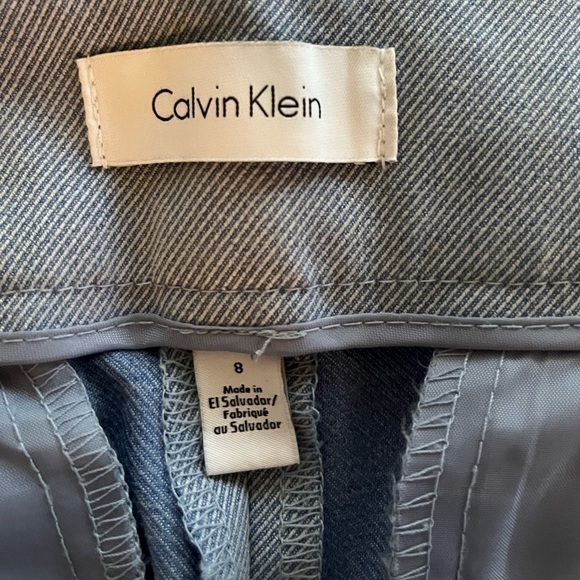 ⭐️ Calvin Klein bluish/grey cropped pants- size 8 - Picture 2 of 6